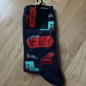 Hot Sox Women's Socks — cozy cats on furniture design
